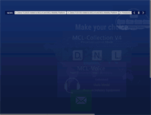 Tablet Screenshot of mcl-collection.com